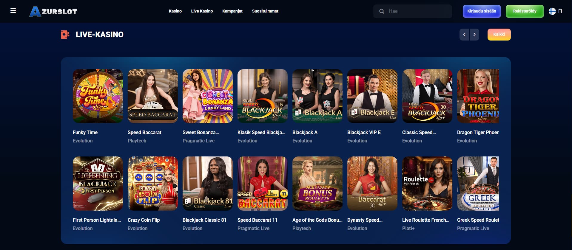 AzurSlot Live Jakajat